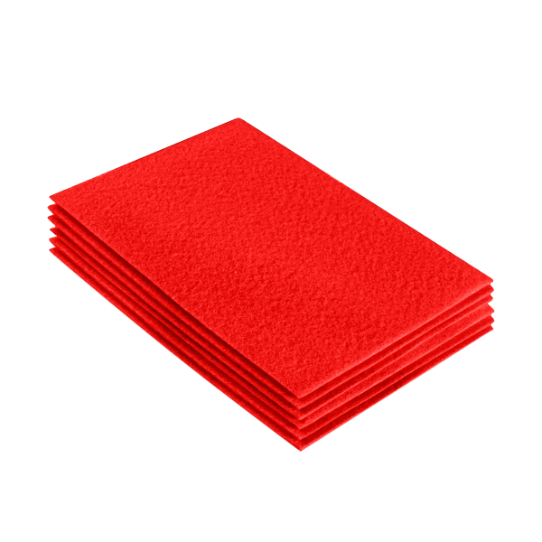 FabricLA Acrylic Felt 9 X12  Sheet Packs | Hot Orange Supply - Image 5