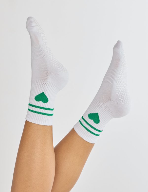 The Emmie Heart Green Hot on Sale