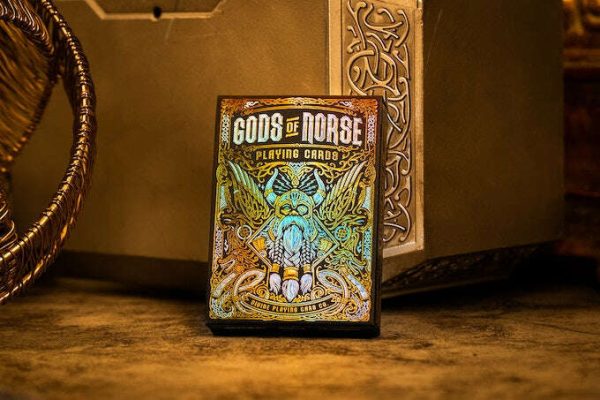 Gods of Norse Odin’s Trophy Holographic Playing Cards TPCC on Sale - Image 3