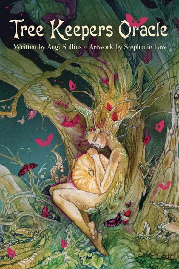Tree Keepers Oracle - Gilt-edged Cards with Illustrated Guidebook on Sale