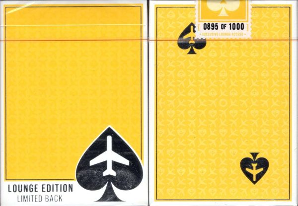 Jetsetter Lounge Limited Yellow Playing Cards EPCC For Cheap